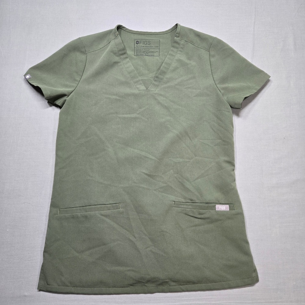 FIGS Casma Three Pocket Scrub Top XXS Style‎ #FW1100 #PO3963